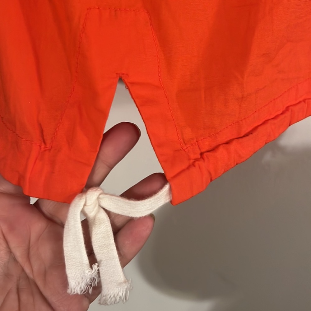 SO orange 100% cotton lightweight hooded jacket - Picture 8 of 11